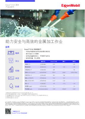 Exxsol™ D145如何助力安全与高效的金属加工作业